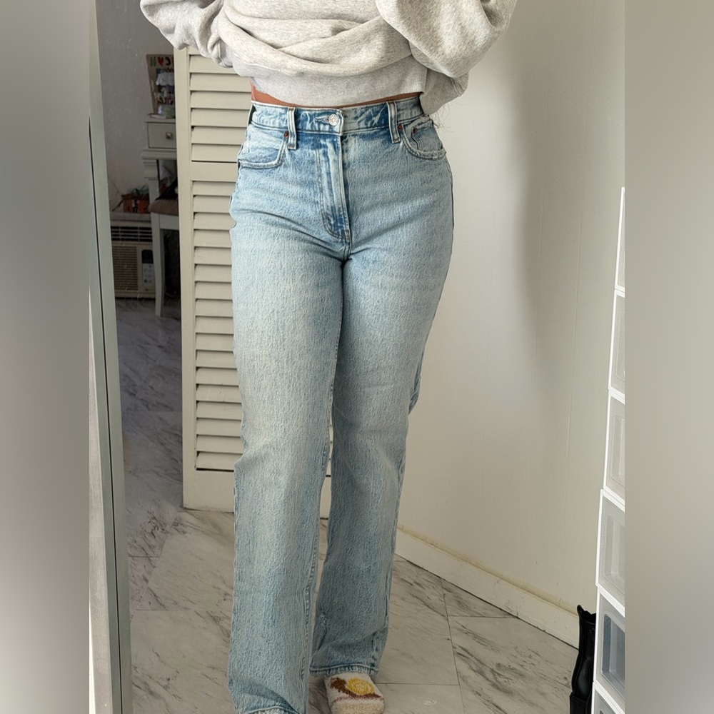 Abercrombie & Fitch Light Blue Flare Jeans